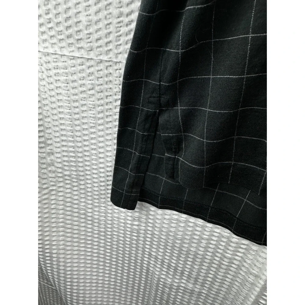 Polo Ralph Lauren black check short sleeve shirt size LARGE‎